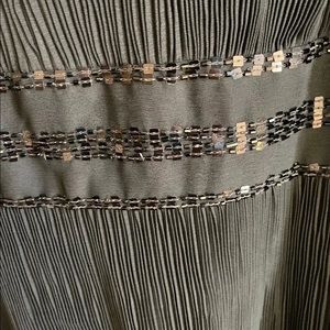 Lane Bryant Black crinkle sleeveless dress